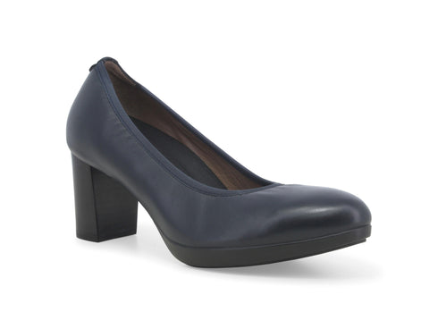 Melluso Décolleté Profilo Elasticizzato Tomaia Pelle Liscia