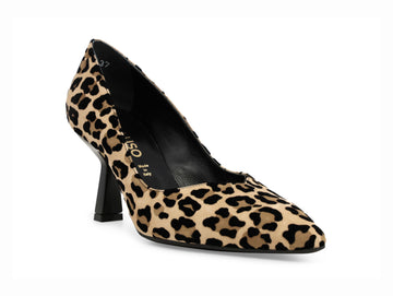 Melluso Women's Leopard Print Suede Stiletto Heel Pumps