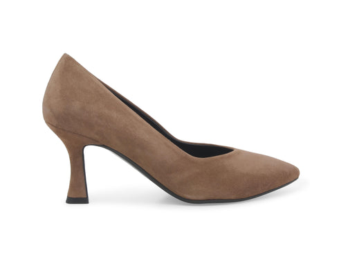 Melluso Décolleté Elegante a Punta Tomaia Camoscio Beige D5176W-240084