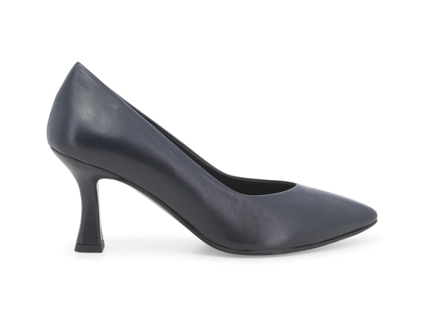 Melluso Décolleté Classico a Punta Tomaia Pelle Blu D5176D-228300