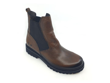 Felmini Donna Stivaletti Chelsea Tacco Basso Tomaia Pelle