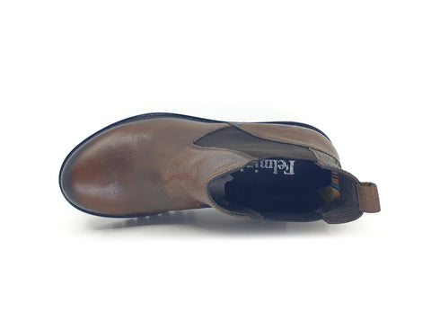 Felmini Donna Stivaletti Chelsea Tacco Basso Tomaia Pelle