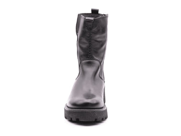 Felmini Winter Ankle Boots Side Zipper Leather Upper