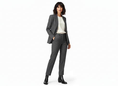 Felmini Stivaletti Autunno Inverno Donna Minimal in Pelle Nera e223 Stile Outfit 2