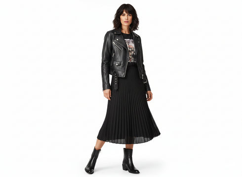 Felmini Stivaletti Autunno Inverno Donna Minimal in Pelle Nera e223 Outfit