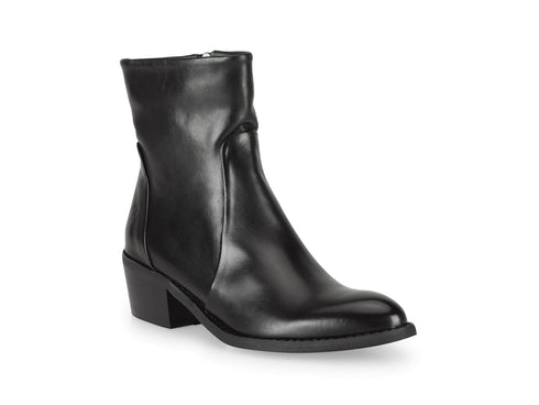 Felmini Stivaletti Autunno Inverno Donna Minimal in Pelle Nera