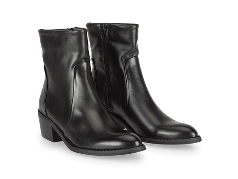 Felmini Stivaletti Autunno Inverno Donna Minimal in Pelle Nera