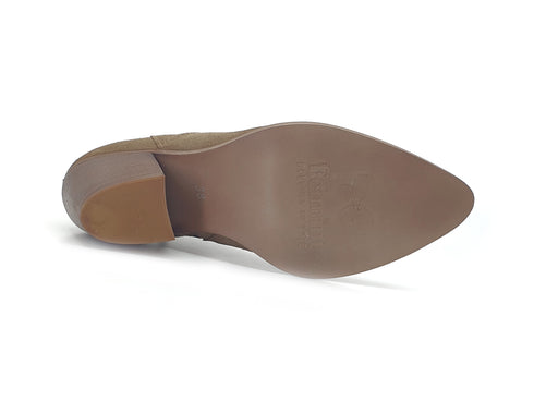 Felmini Stivaletto Texano Eleganza Western Tomaia Camoscio