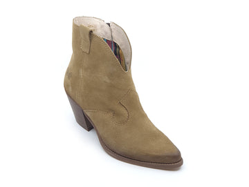 Felmini Stivaletto Texano Eleganza Western Tomaia Camoscio