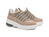 Fornarina Sneaker UP Taupe e Rosa Antico con Platform
