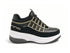 Fornarina Sneakers UP Lacci Zeppa Camoscio Tessuto Black Gold