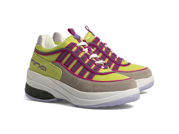 Fornarina UP Lime Multi Sneakers Platform Colorate Primavera Estate