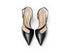 Francesco Milano Slingback Pointed Toe with Asymmetric Design