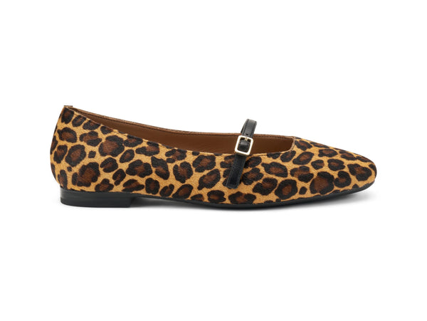 Frau Ballerina Made in Italy Cinturino Tomaia Pelle Leopardata 91S0
