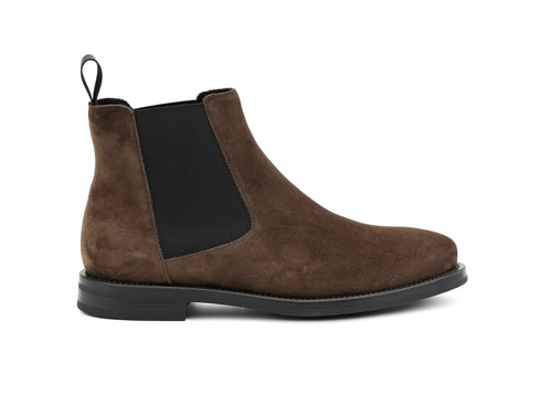 Frau Chelsea Boot Donna Autunno Inverno in Camoscio Cacao 98A3