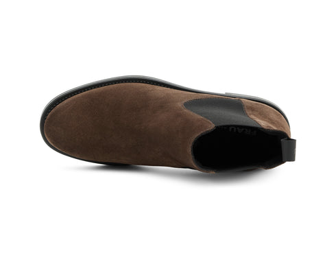 Frau Chelsea Boot Donna Autunno Inverno in Camoscio Cacao