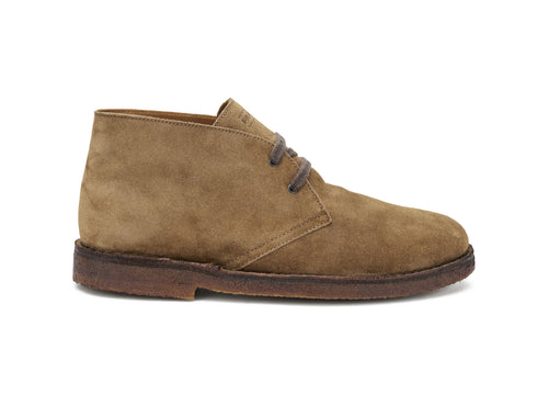 Frau Desert Boot Uomo in Scamosciato Beige Farro 25A0