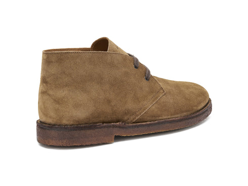 Frau Desert Boot Uomo in Scamosciato Beige Farro