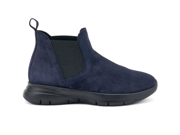 Frau Chelsea Boot Donna Comfort Tech in Scamosciato Blu 43A4
