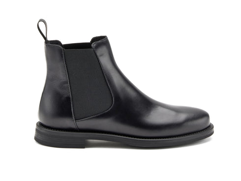 Frau Chelsea Boot Donna Autunno Inverno in Pelle Nera 98L3