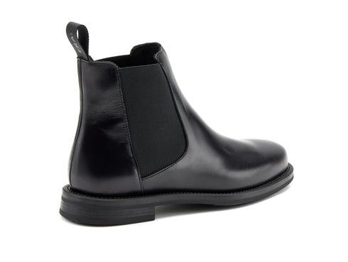 Frau Chelsea Boot Donna Autunno Inverno in Pelle Nera