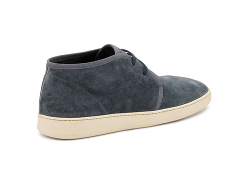 Frau Men's Unlined Summer Ankle Boots with Suede Upper