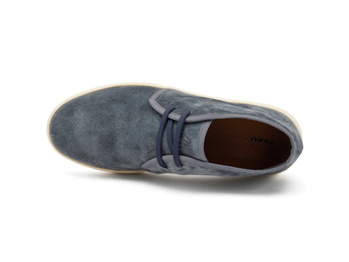 Frau Men's Unlined Summer Ankle Boots with Suede Upper