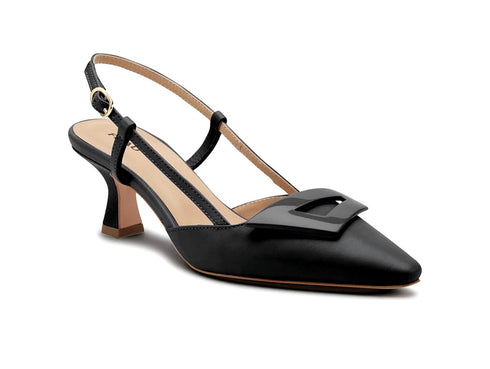 Frau Slingback Primavera Estate in Pelle con Accessorio