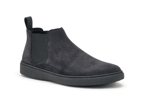Frau Chelsea Boot Uomo "City" in Scamosciato Blu