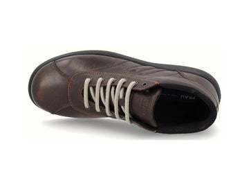 Frau Scarpe Alte Uomo Comfort in Pelle Marrone Slavato