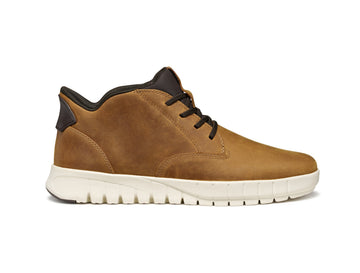 Geox Men's Flextride Plus Fast Brown Leather Ankle Boot