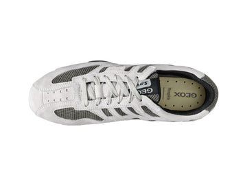Geox Snake Men: The Iconic 2006 Sneaker in Off White/Dark Grey