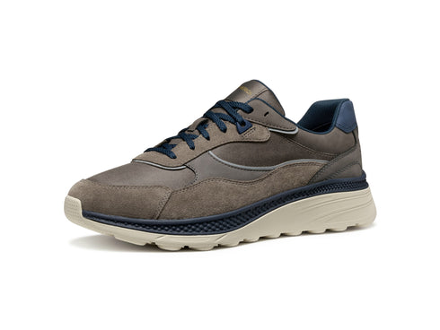 Geox Sneaker Uomo Spherica Actif X1 in Pelle e Camoscio