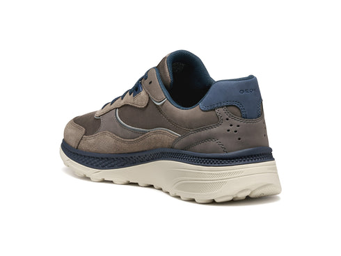 Geox Sneaker Uomo Spherica Actif X1 in Pelle e Camoscio