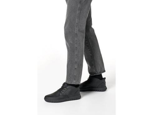 Geox Polacchino Uomo Flextride Plus in Pelle Nera