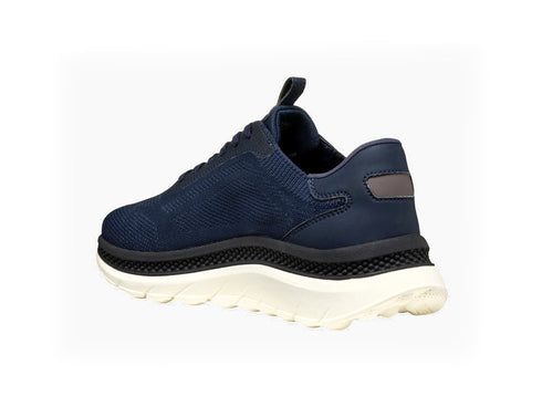 Geox Sneaker Uomo Spherica Actif Comfort in Tessuto Blu Navy