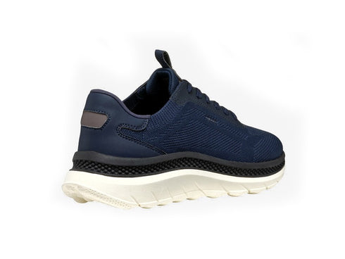 Geox Sneaker Uomo Spherica Actif Comfort in Tessuto Blu Navy