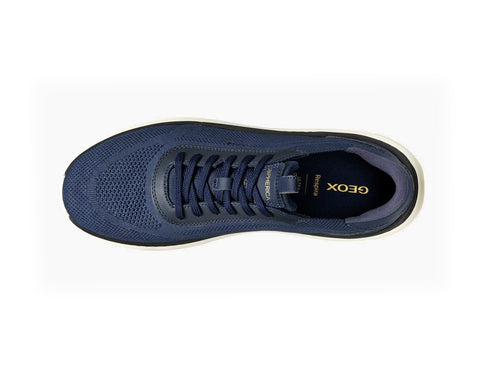 Geox Sneaker Uomo Spherica Actif Comfort in Tessuto Blu Navy