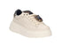 GIO+ Sneakers Donna PIA424 Pelle Panna con Gioielli e Dettagli Tweed