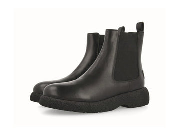 Gioseppo Women's Chelsea Boots in Black Sustainable Leather