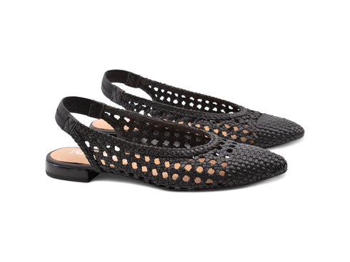 Gioseppo Ballerine Slingback Guatavita in Pelle Intrecciata
