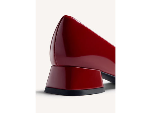 Gioseppo Mary Jane in Vernice Bordeaux con Doppio Cinturino