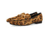 Gioseppo Dupree Loafers Low Heel Animalier Leather Upper