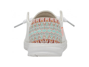 Hey Dude Women's Summer Wendy Flora in chambray fabric