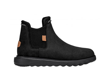 Hey Dude Branson Stivaletti Chelsea Craft Leather Pelle Nera 40187