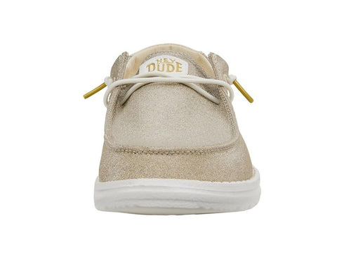 Hey Dude Women's Summer Shoes Wendy Metallic Sparkle