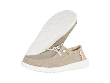 Hey Dude Women's Summer Shoes Wendy Metallic Sparkle