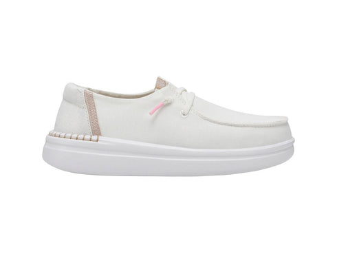 Hey Dude Scarpe Donna Estive Wendy Rise Spark White Bianco 40074-1K4
