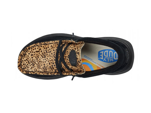 Hey Dude Women's Winter Lace-Up Shoes Comf Lux Animalier