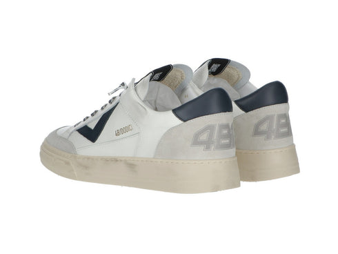 4B12 Kyle Shoes Made in Italy Men's Maxi Logo Leather Upper